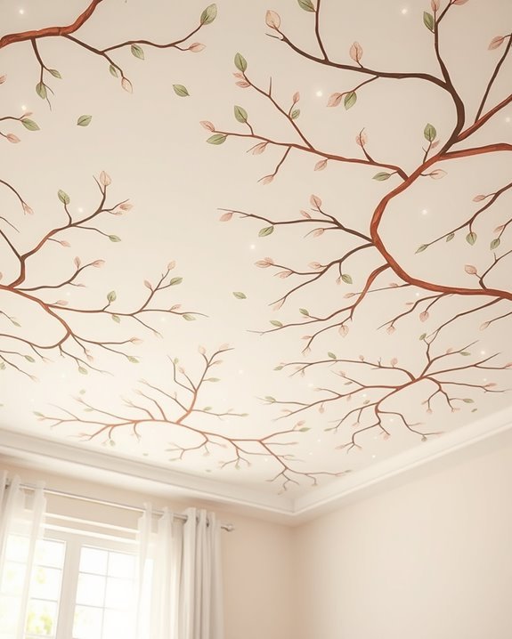 whimsical tree branch decor