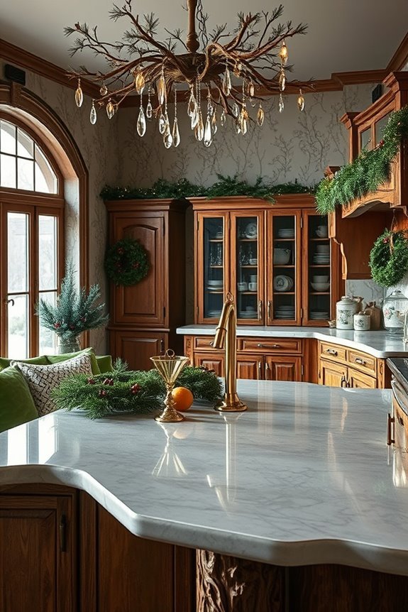 whimsical woodland kitchen decor