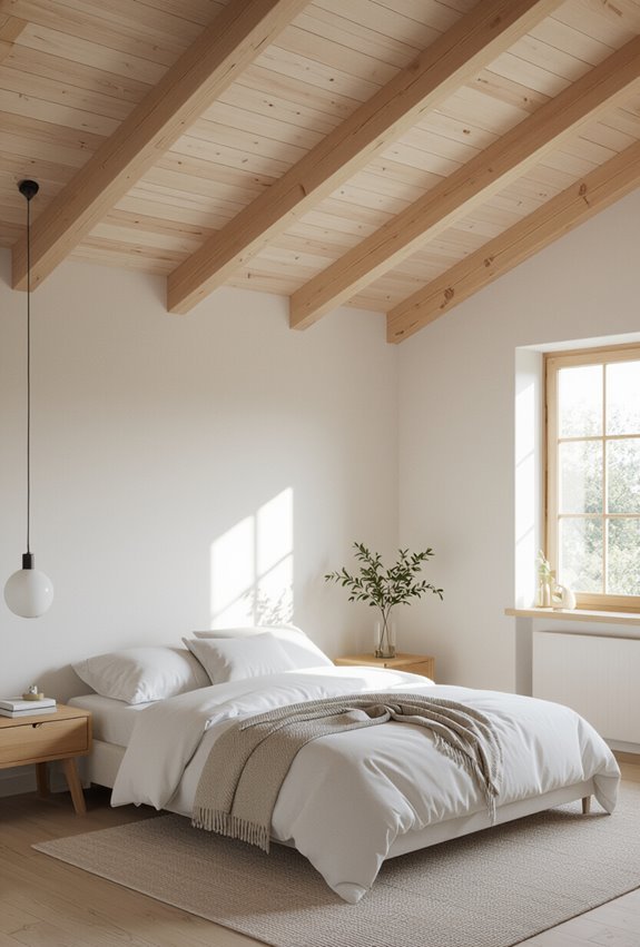 white beams light warmth