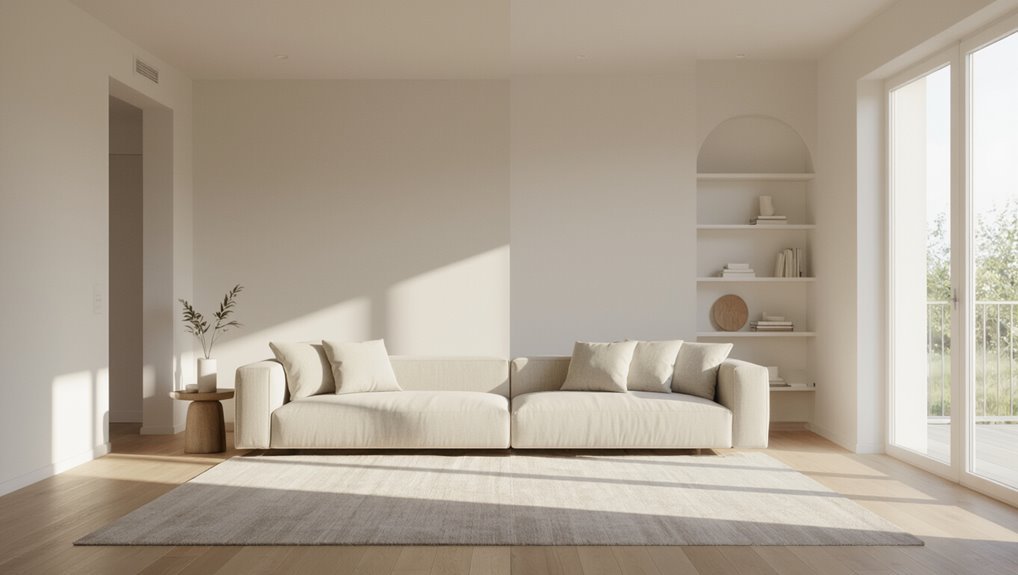 white enhances spatial perception