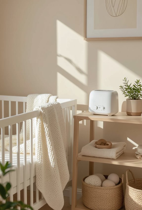 white noise soothes newborns peacefully