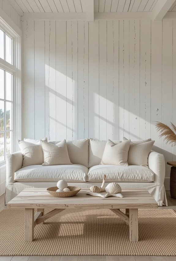 whitewashed reclaimed coastal charm