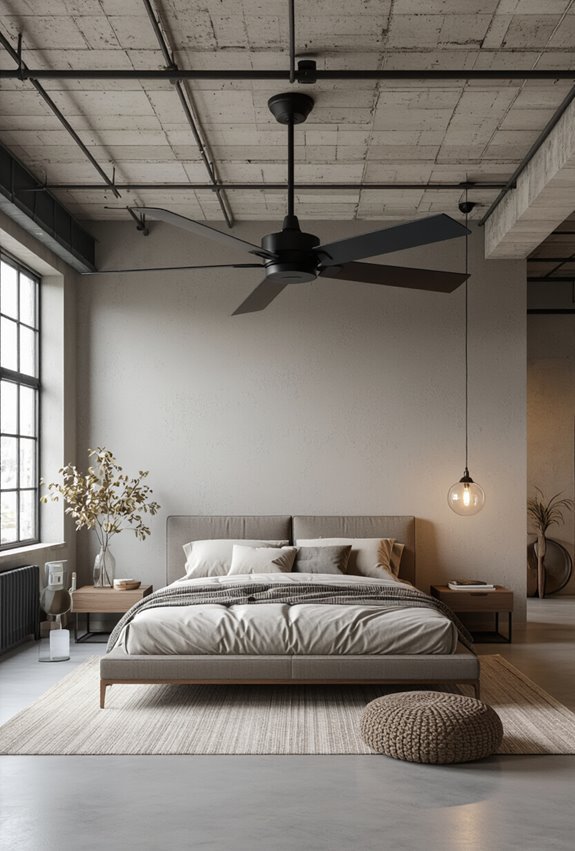 wide bladed powerful industrial fan