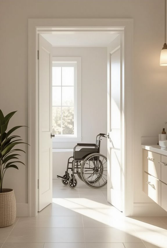 wider doorways for mobility