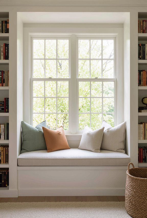 window seat cozy reading nook