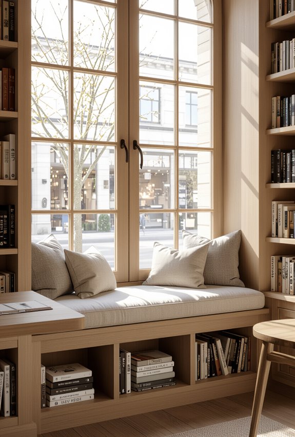 window seat with storage