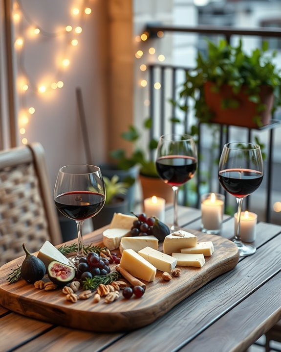 wine and cheese pairing