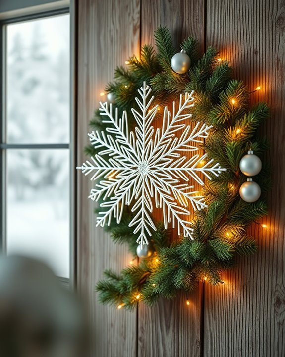 winter magic string art