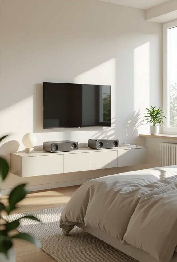 wireless speakers reduce clutter