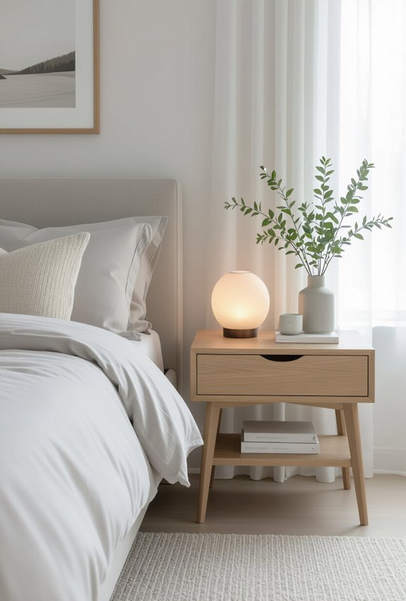 within easy reach bedside