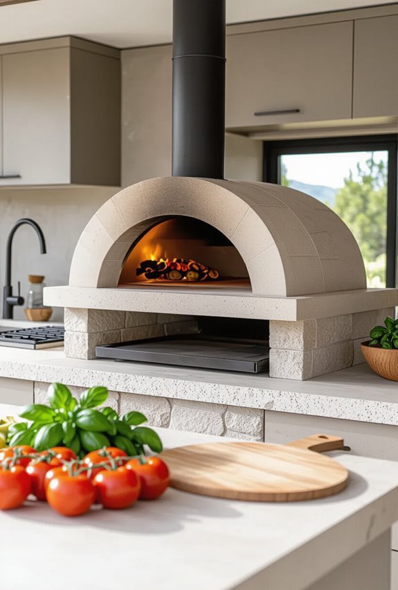 wood fired portable pizza oven