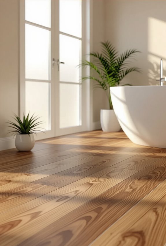 wood look tiles waterproof installation