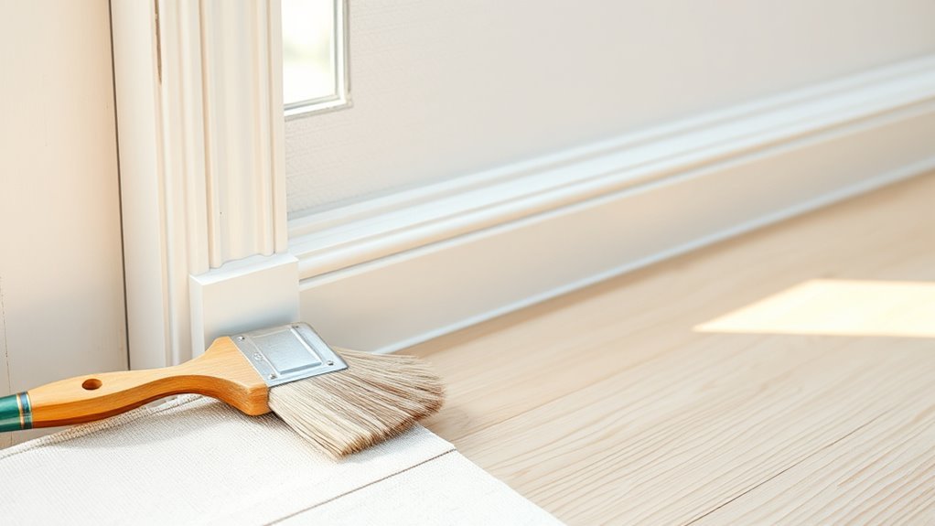 wood trim paint drying times