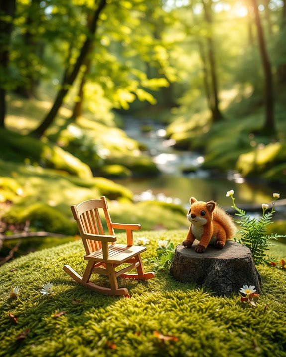 woodland creatures outdoor shoot