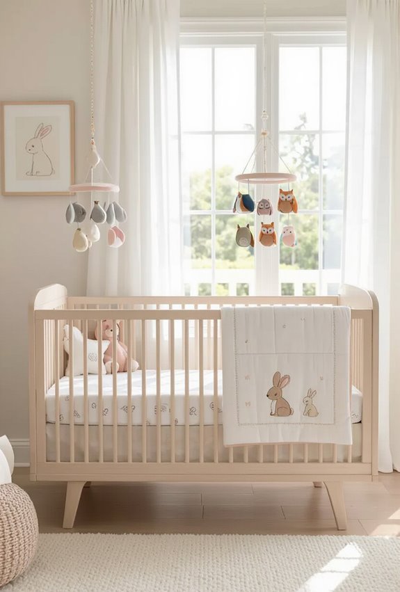 woodland critters nursery charm