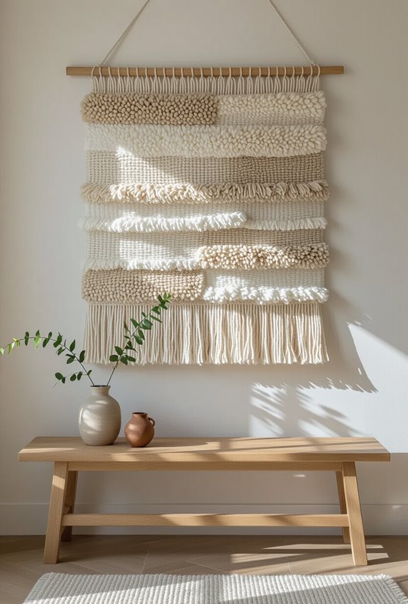 woven acoustic wall hangings