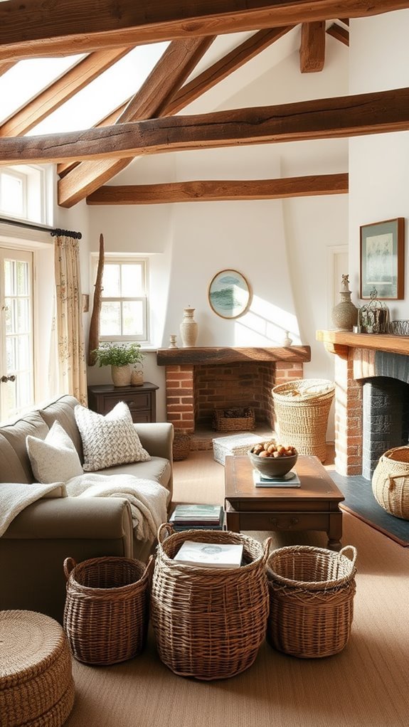 woven baskets for storage