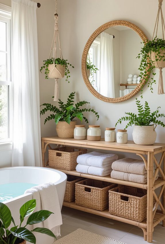 woven baskets maximize warm storage