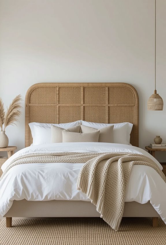 woven natural fiber focal point