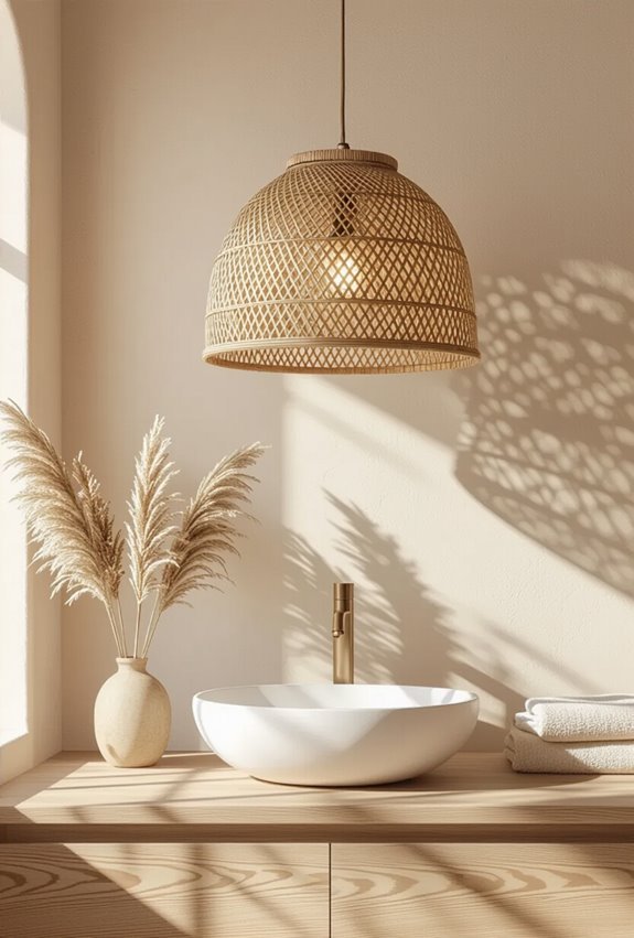 woven pendants and beaded
