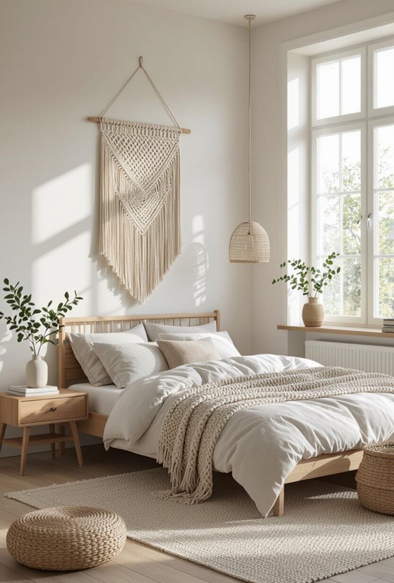 woven textured scandinavian wallhangings
