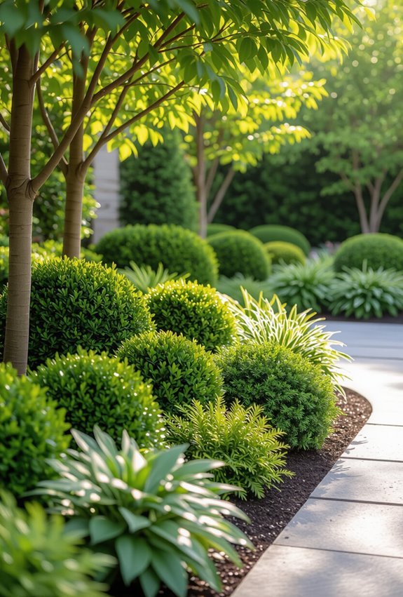 year round textured evergreen interest