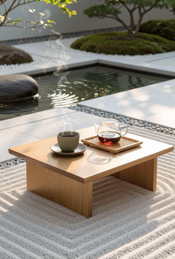 zen bamboo water basin