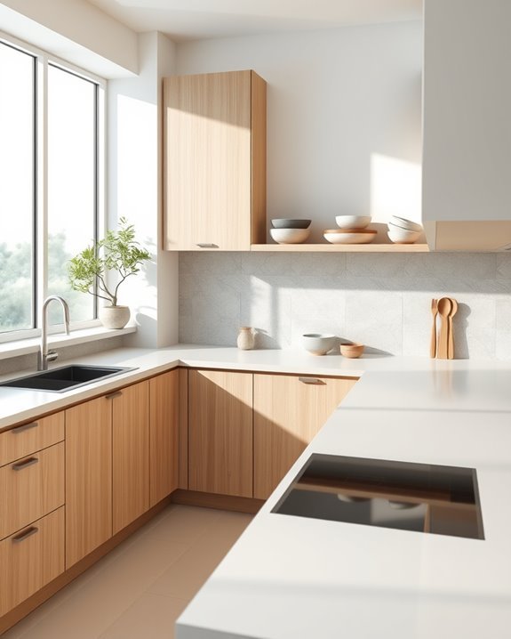 zen inspired kitchen tranquility