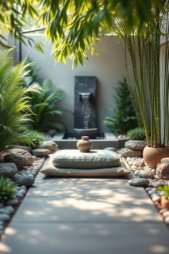 zen meditation corner design