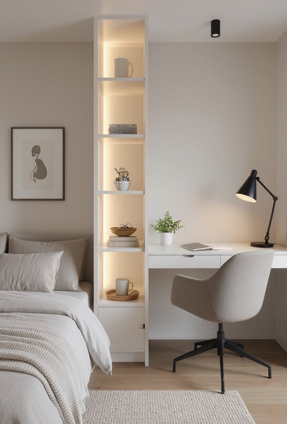 zone functions with furnishings